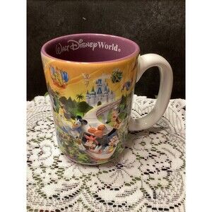 Walt Disney World Grandma Coffee Mug Vintage Made in Thailand 3D Effect Heavy